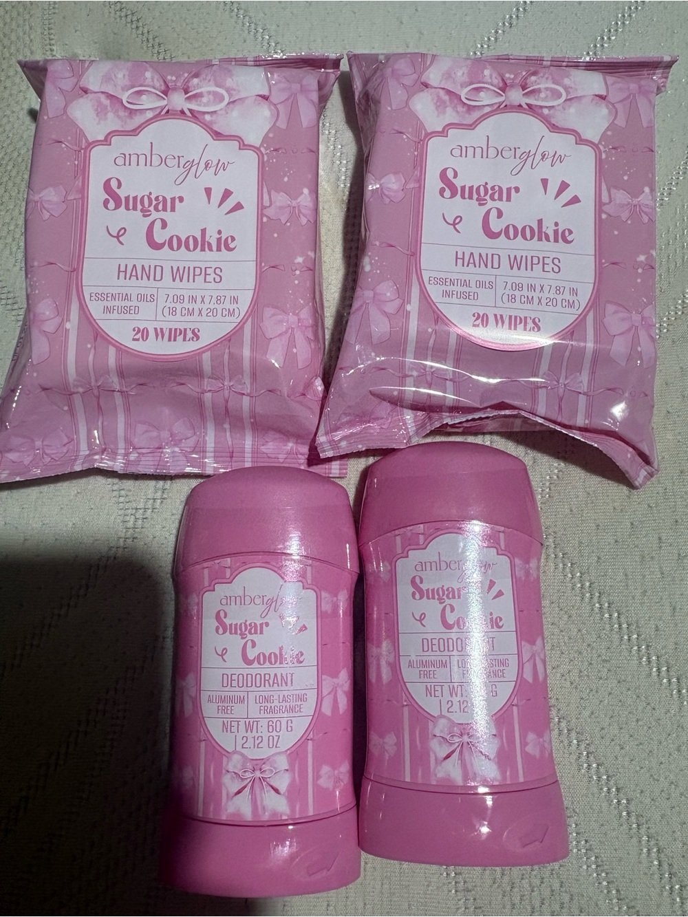 Sugar Cookie Hand Wipes & Deodorant โ Pink